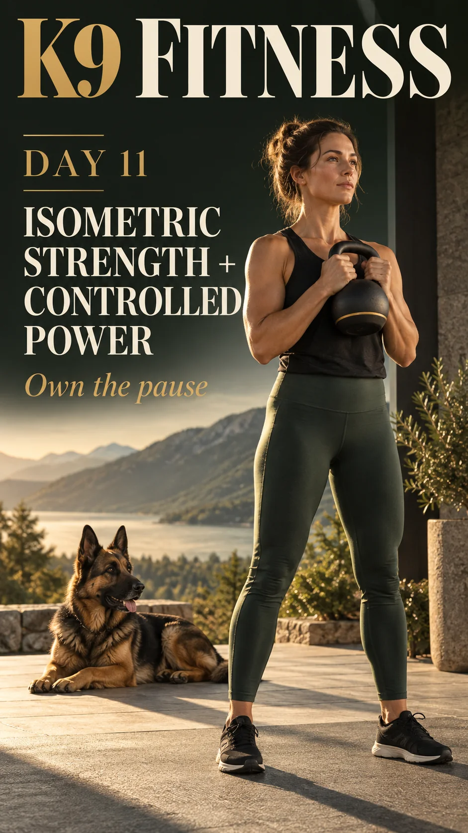 K9 Fitness — Day 11 — Isometric Strength + Controlled Power — original article cover