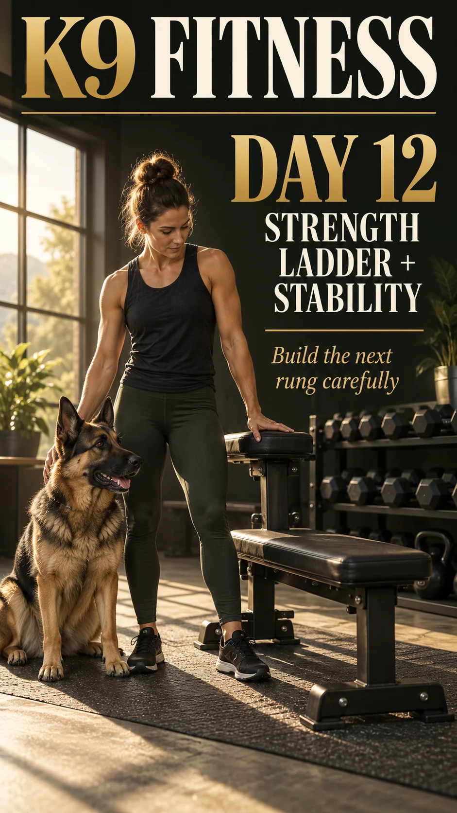 K9 Fitness — Day 12 — Strength Ladder + Stability — original article cover