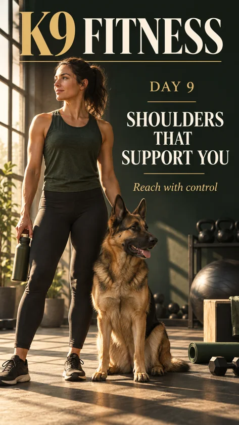 K9 Fitness — Day 9 — Shoulders That Support You