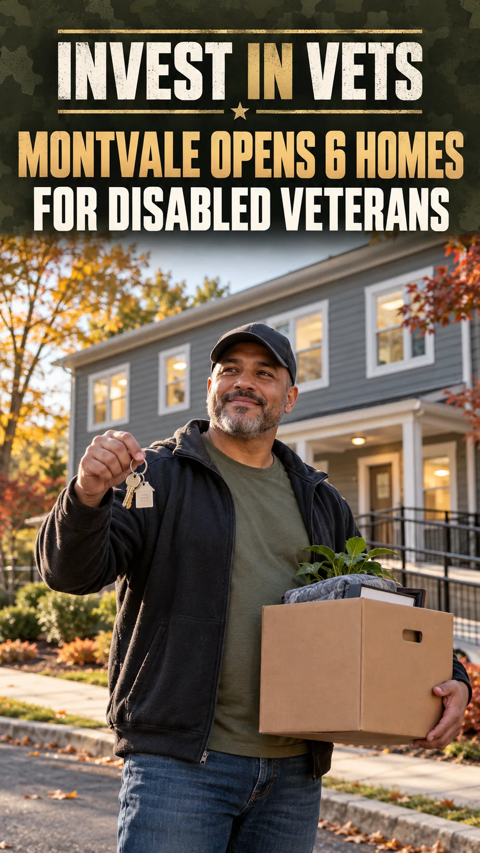 Montvale Opens Six Affordable Homes for Disabled Veterans — original article cover