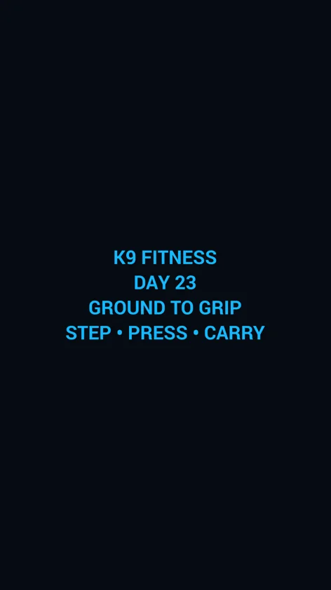 Day 23 — 2026-09-21 — Ground to Grip