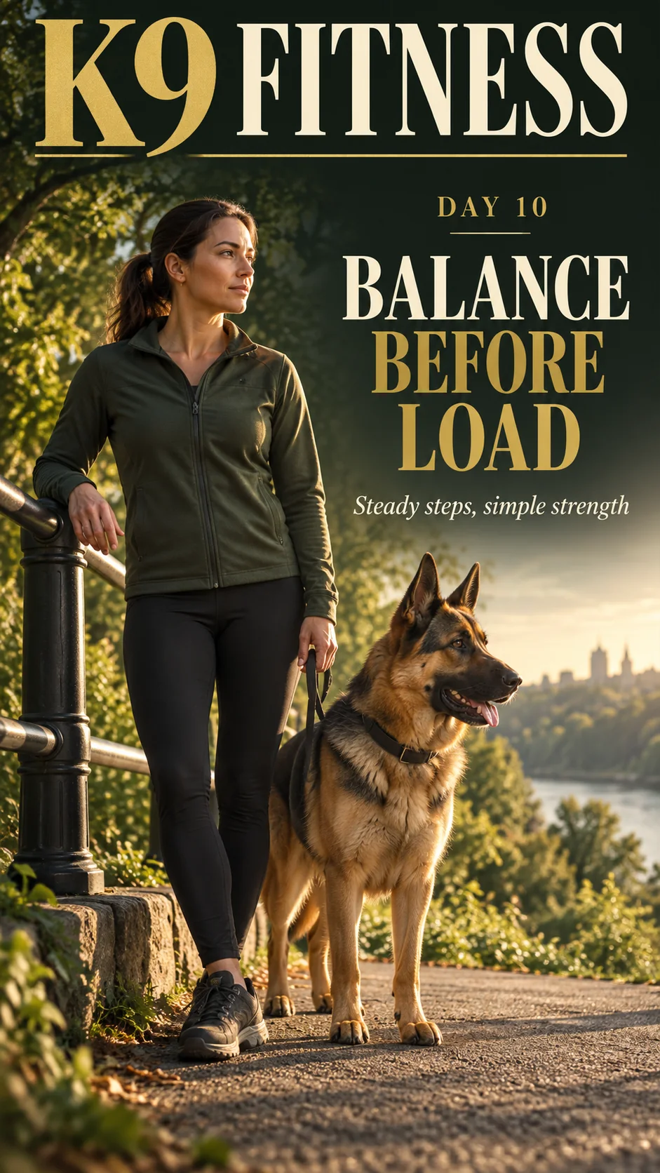 K9 Fitness — Day 10 — Balance Before Load — original article cover
